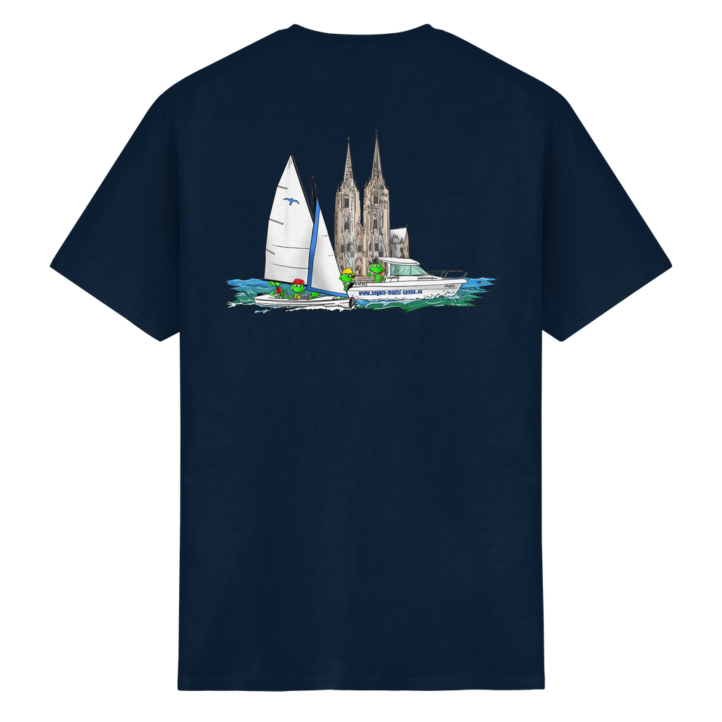 MONSTAs segeln vor dem Kölner Dom – ROCAVA T-Shirt - Heavy Cotton T-Shirt