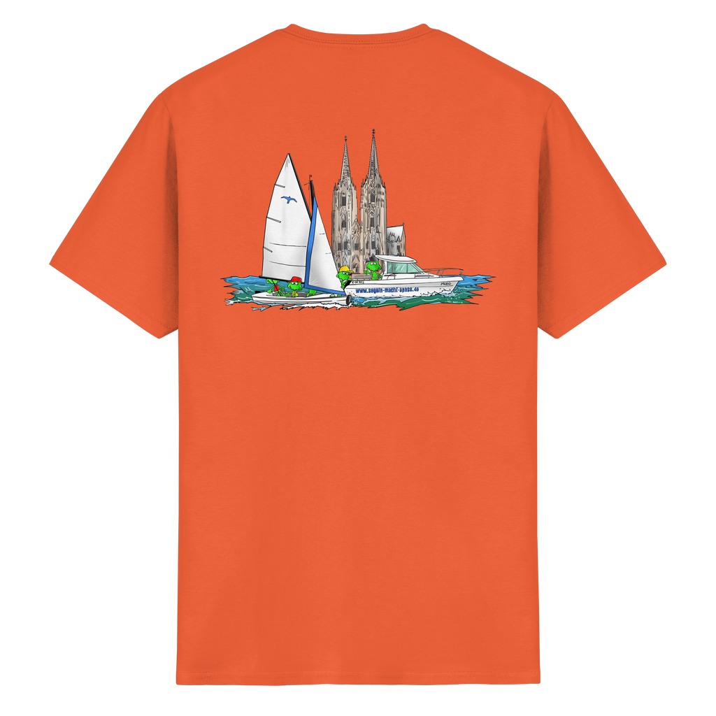 MONSTAs segeln vor dem Kölner Dom – ROCAVA T-Shirt - Heavy Cotton T-Shirt