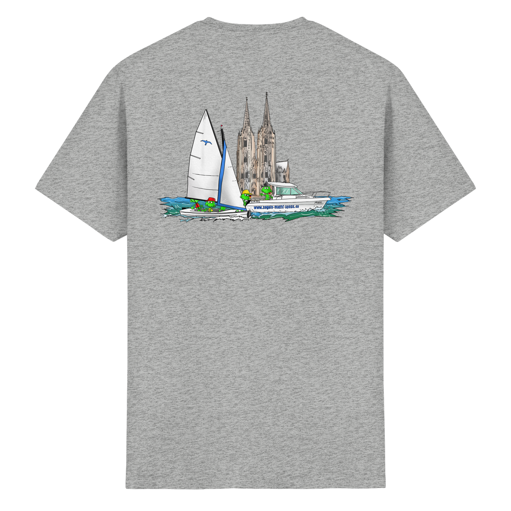 MONSTAs segeln vor dem Kölner Dom – ROCAVA T-Shirt - Heavy Cotton T-Shirt