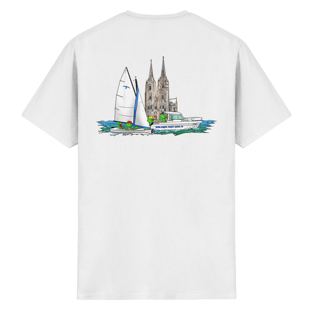 MONSTAs segeln vor dem Kölner Dom – ROCAVA T-Shirt - Heavy Cotton T-Shirt