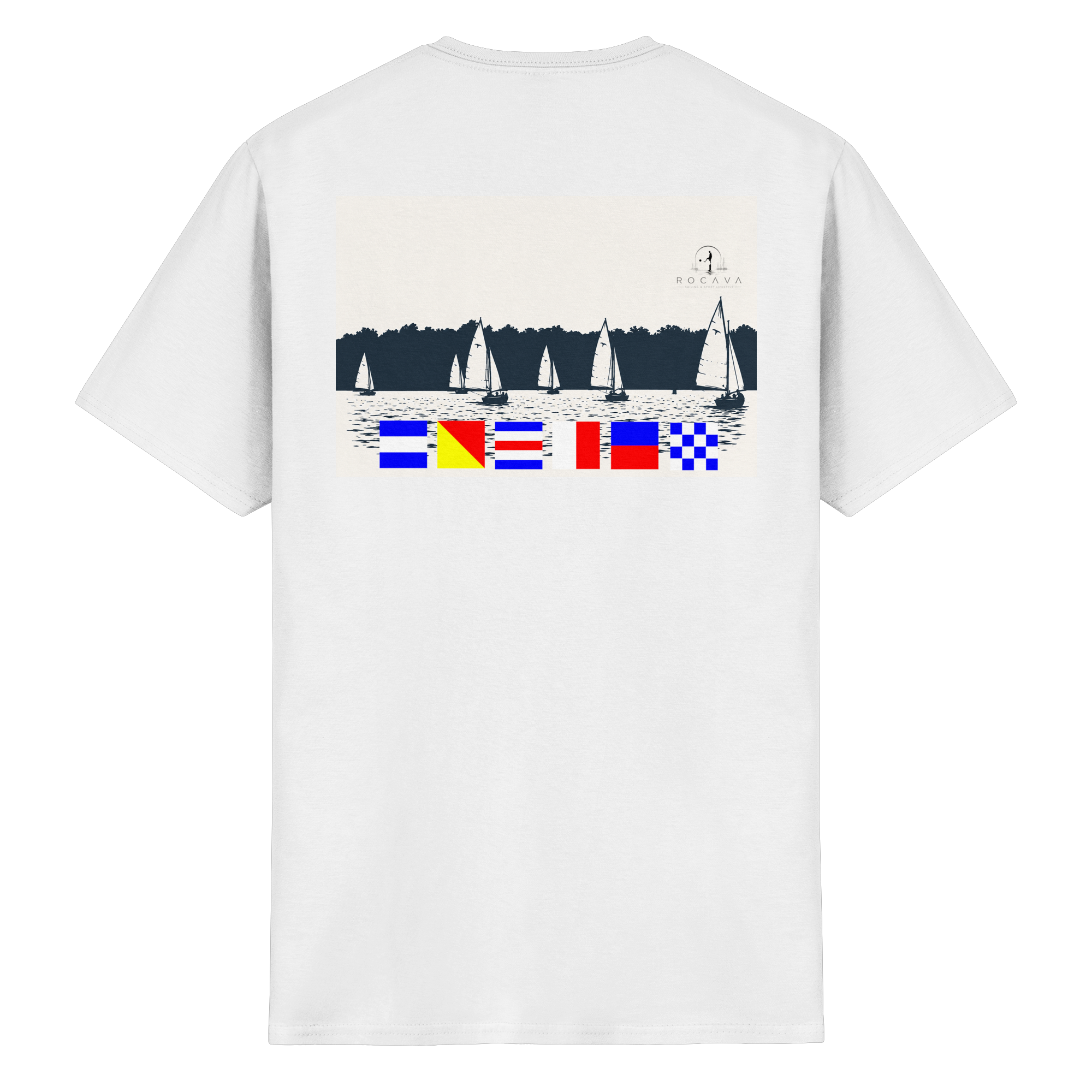 Flaggenalphabet Shirt – Dein Name - Heavy Cotton T-Shirt