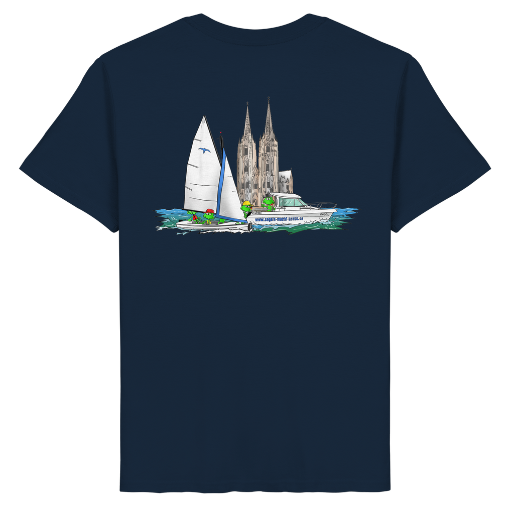 Segeln und MOBO fahren vorm Dom – MONSTAs können das - Organic Basic Shirt