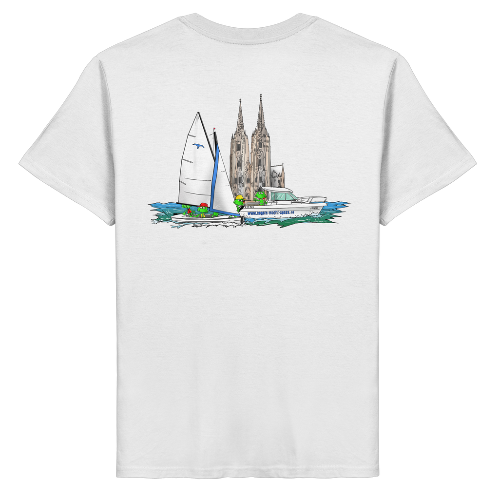 Segeln und MOBO fahren vorm Dom – MONSTAs können das - Organic Basic Shirt