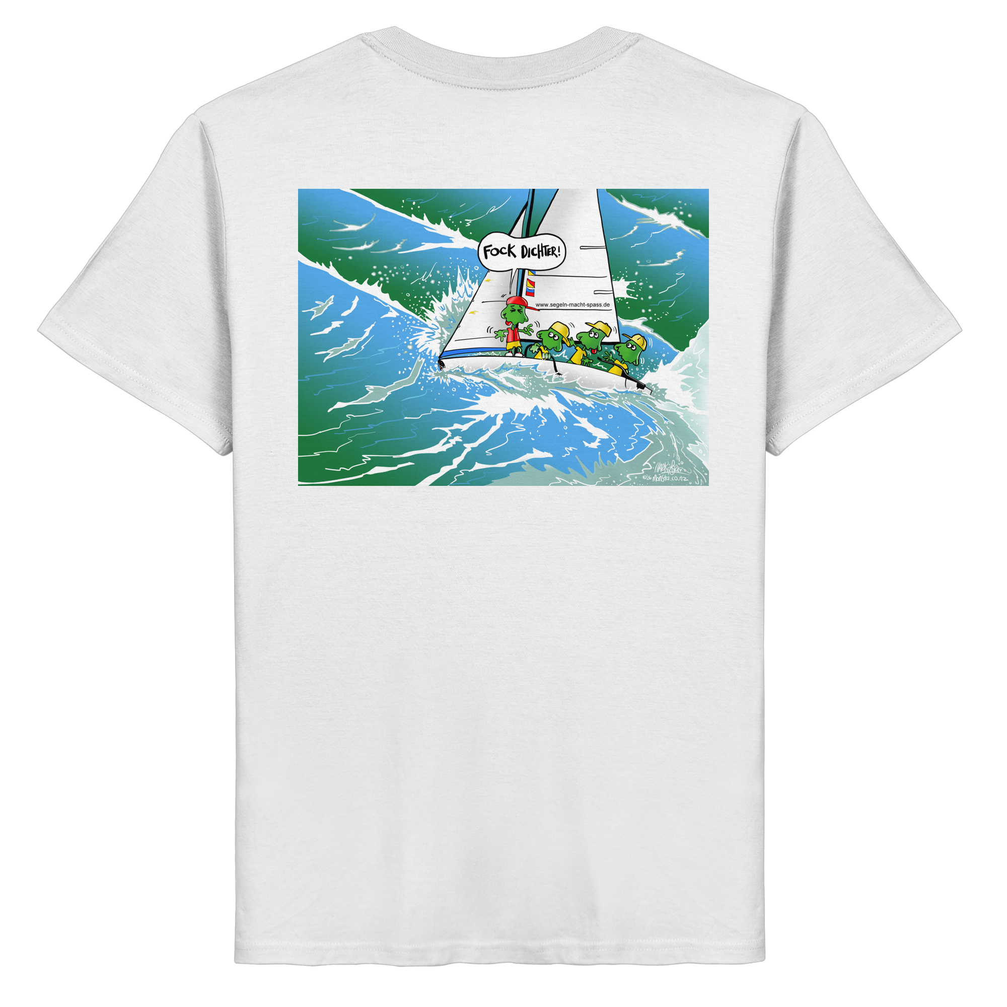 MONSTAs treffen auf Gaffelrigg – Fock Dichter! in Koudum - Organic Basic Shirt