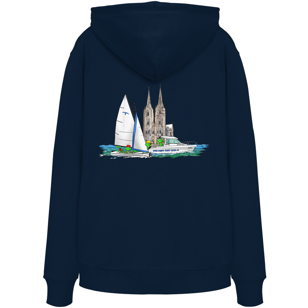 MONSTAs segeln vor dem Kölner Dom – ROCAVA Hoodie - Organic Hoodie