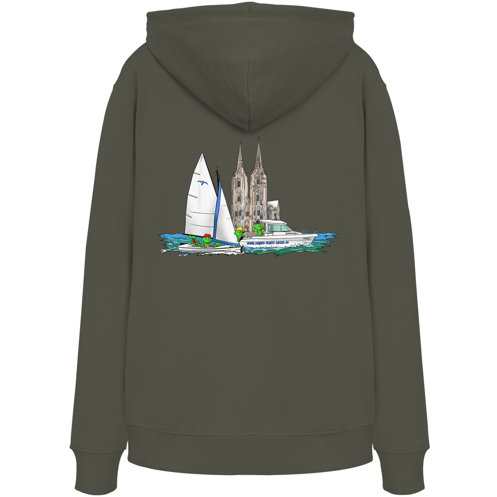 MONSTAs segeln vor dem Kölner Dom – ROCAVA Hoodie - Organic Hoodie