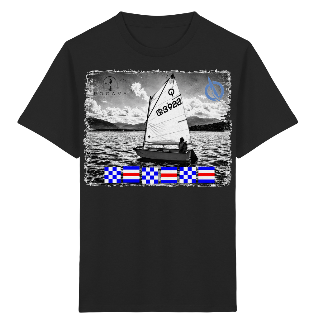 CYG Opti-Shirt mit Flaggen-Namen, Beispiel NCNCNC   - Kids Organic Shirt