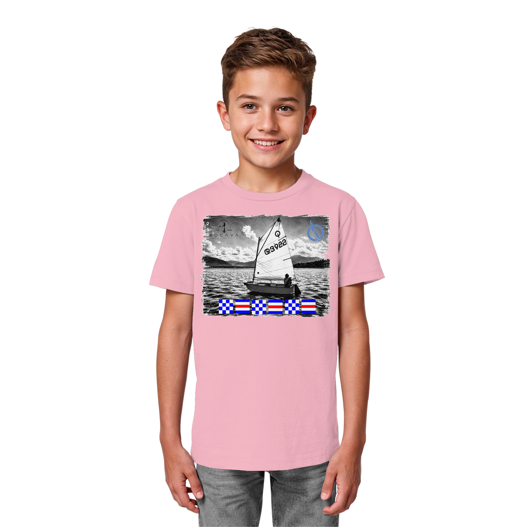 CYG Opti-Shirt mit Flaggen-Namen, Beispiel NCNCNC   - Kids Organic Shirt
