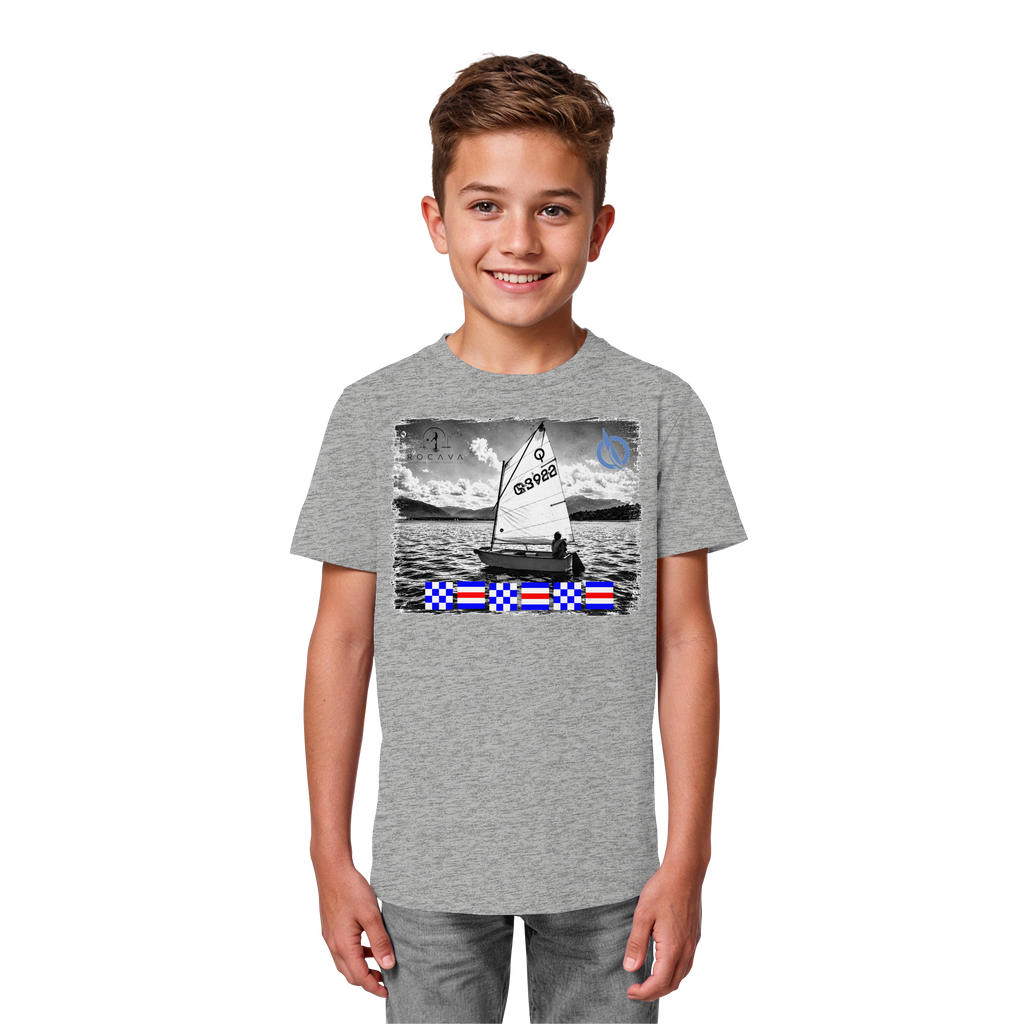 CYG Opti-Shirt mit Flaggen-Namen, Beispiel NCNCNC   - Kids Organic Shirt