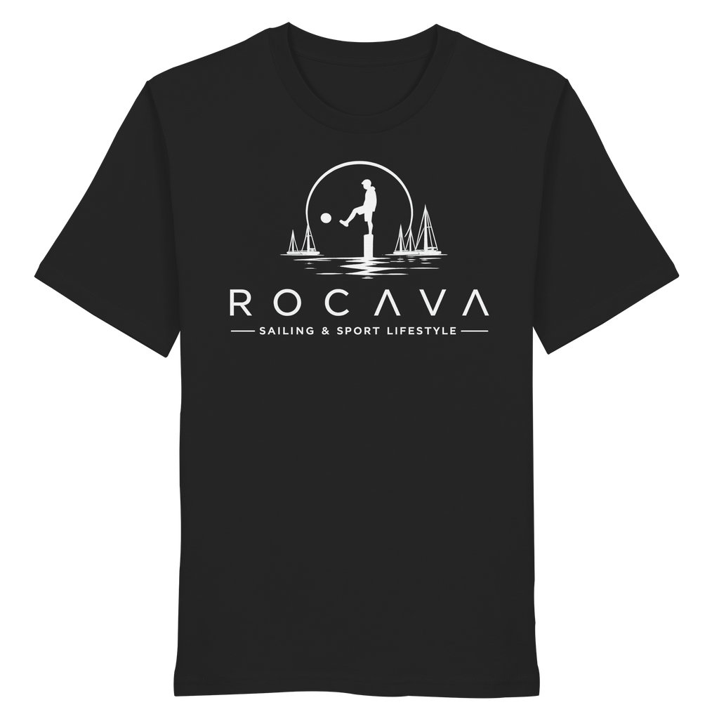 ROCAVA Logo Tee - Dark Edition - Organic Shirt