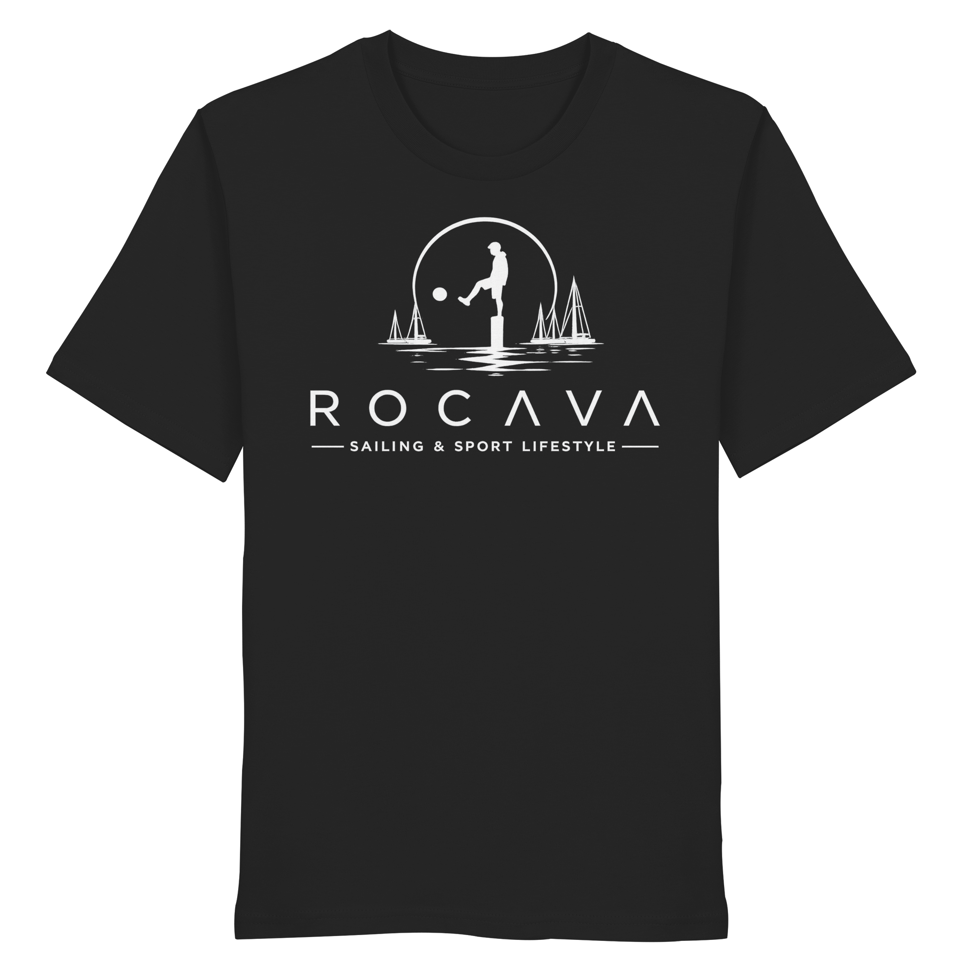 ROCAVA Logo Tee - Dark Edition - Organic Shirt