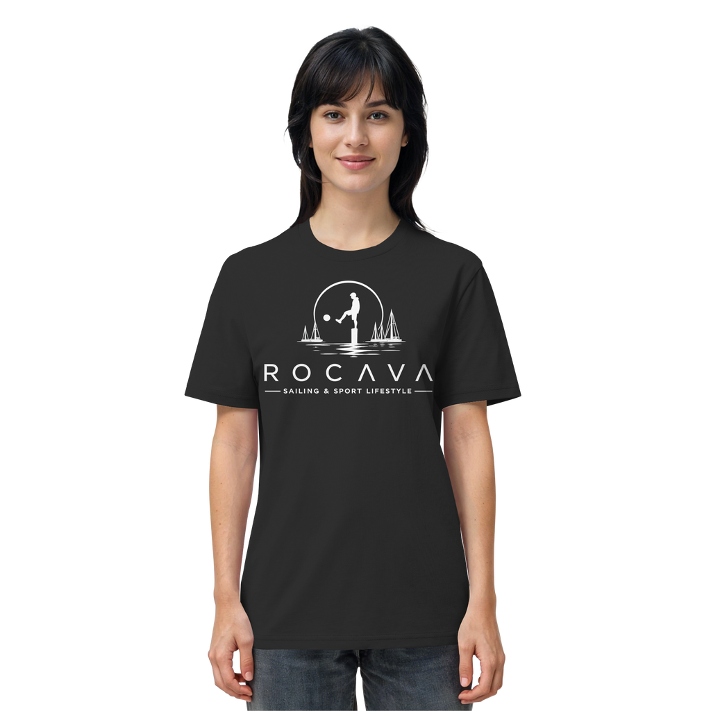 ROCAVA Logo Tee - Dark Edition - Organic Shirt