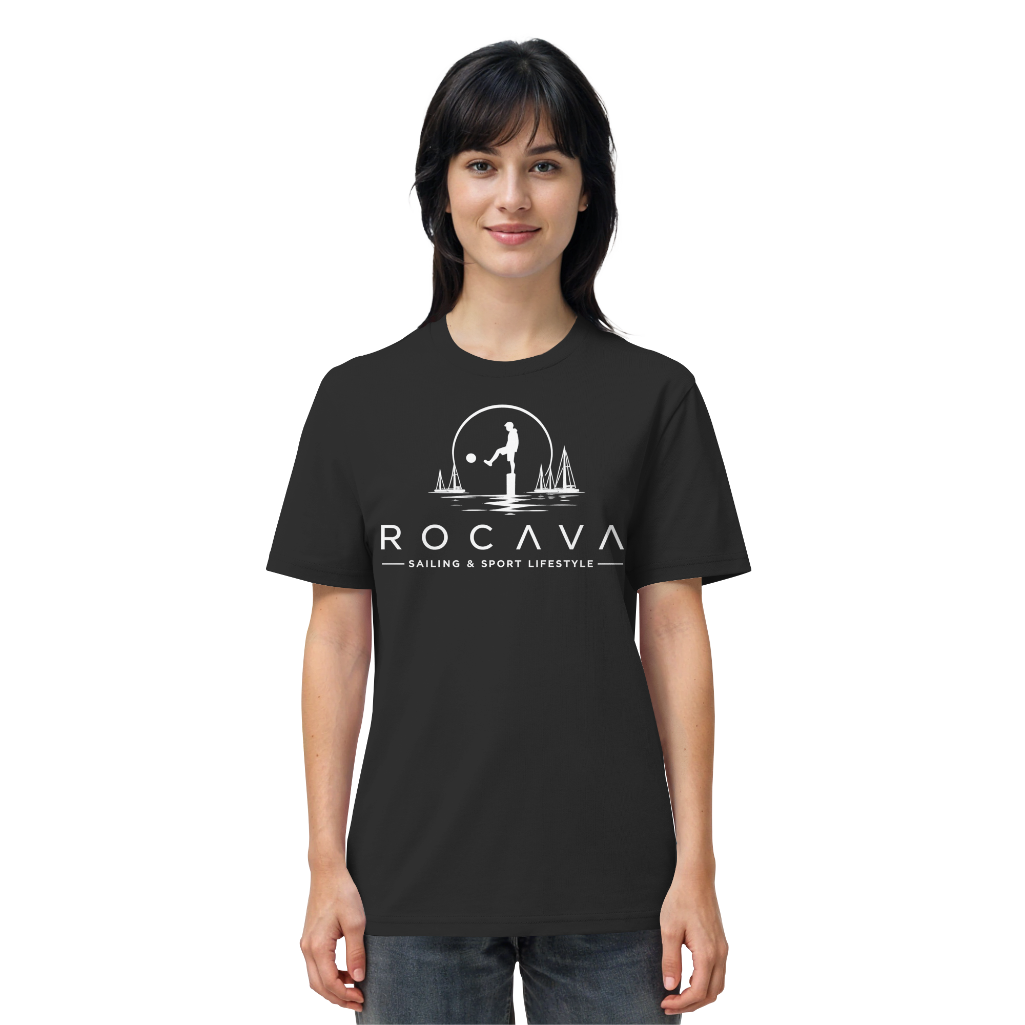 ROCAVA Logo Tee - Dark Edition - Organic Shirt
