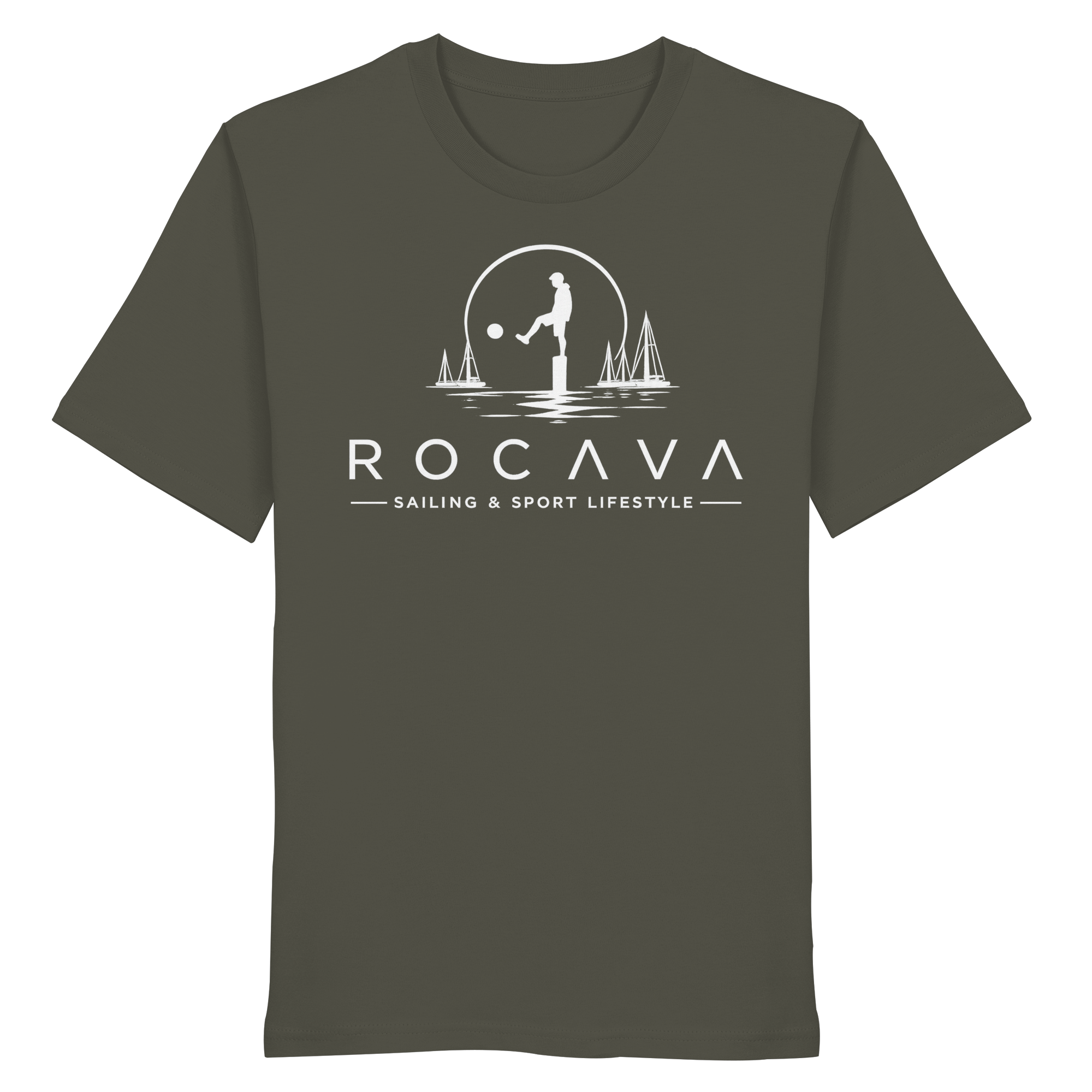 ROCAVA Logo Tee - Dark Edition - Organic Shirt