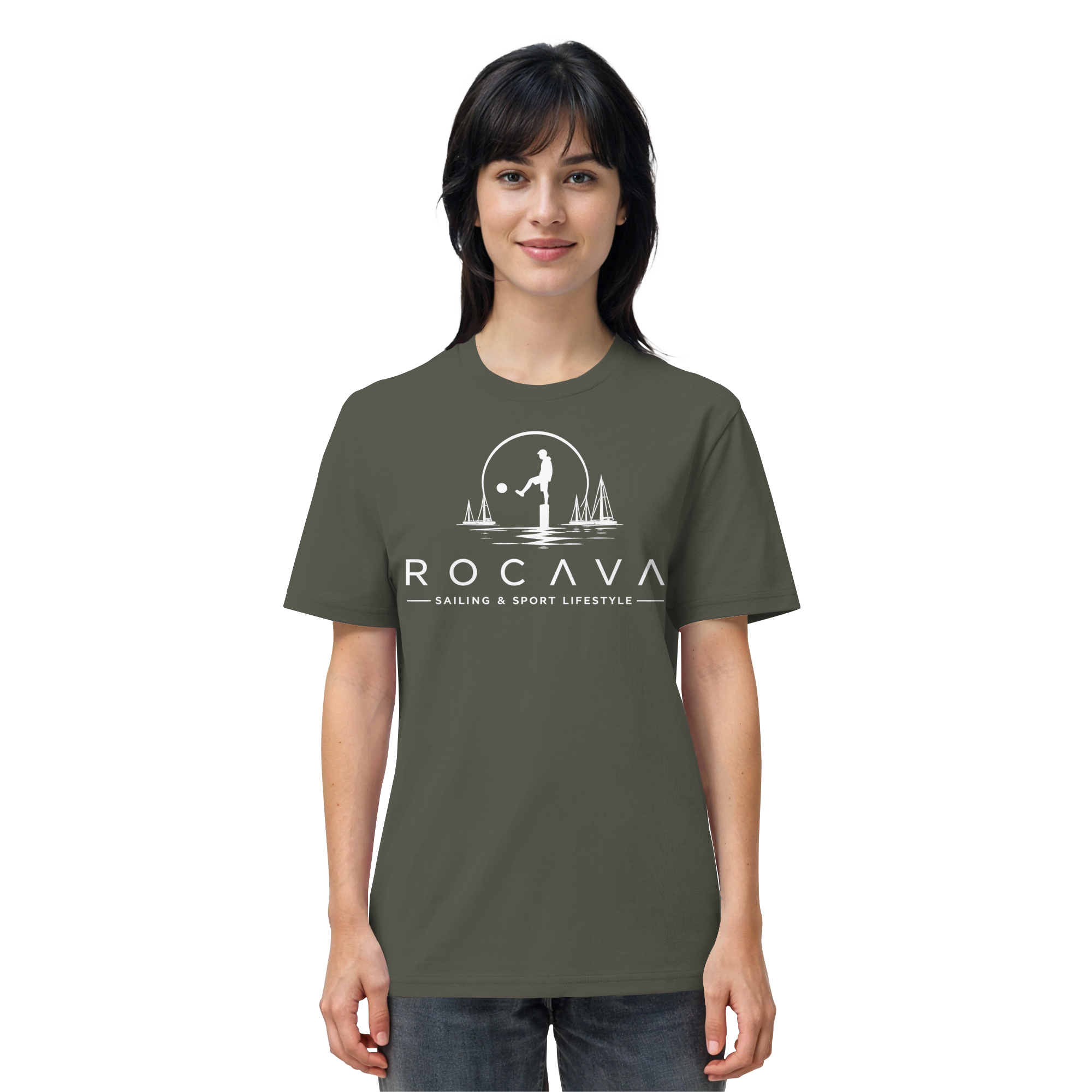 ROCAVA Logo Tee - Dark Edition - Organic Shirt